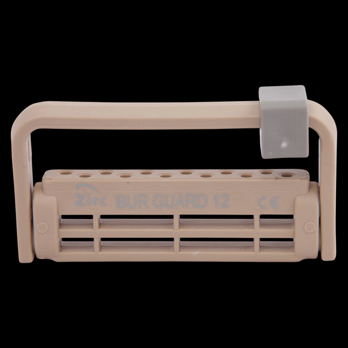 Zirc Steri-Bur Guard, 12-Hole, Beige, 50Z406G