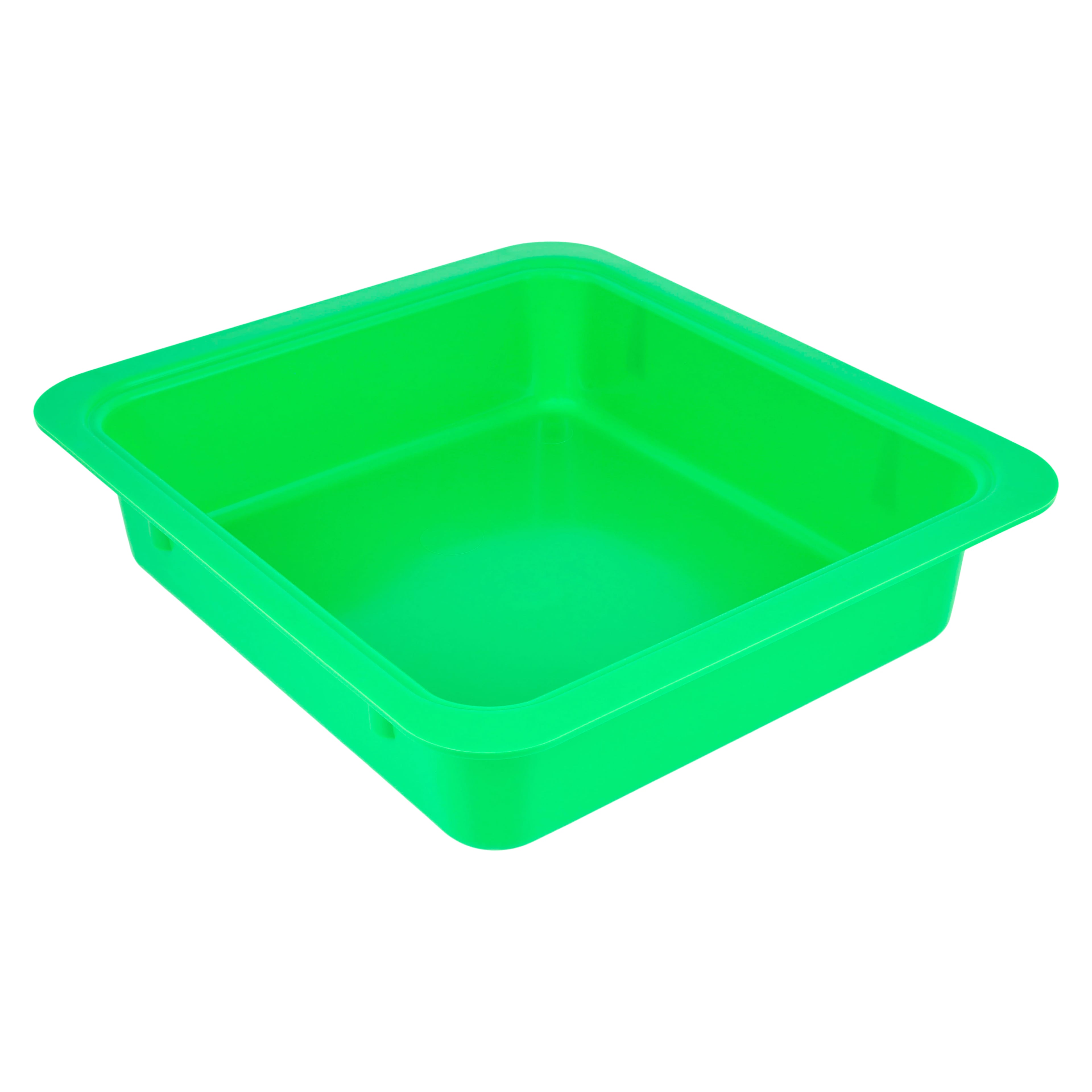 Zirc Procedure Tub Only, Neon Green, 12-1/4" x 10-7/8" x 2-3/4", 1/Pk, 20Z463P