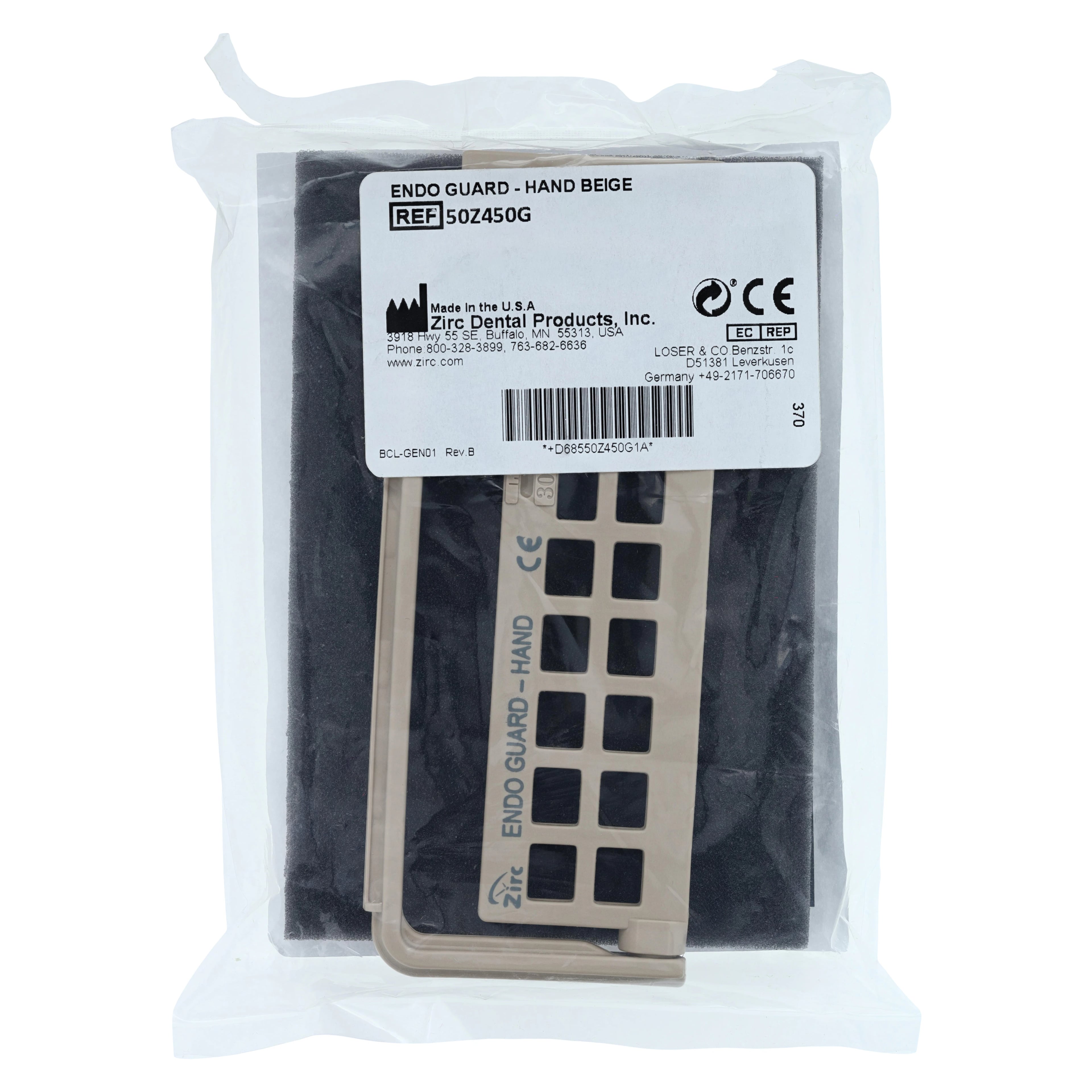 Zirc Steri-Endo Guard Hand Organizer, Beige, 16-Hole, 50Z450G