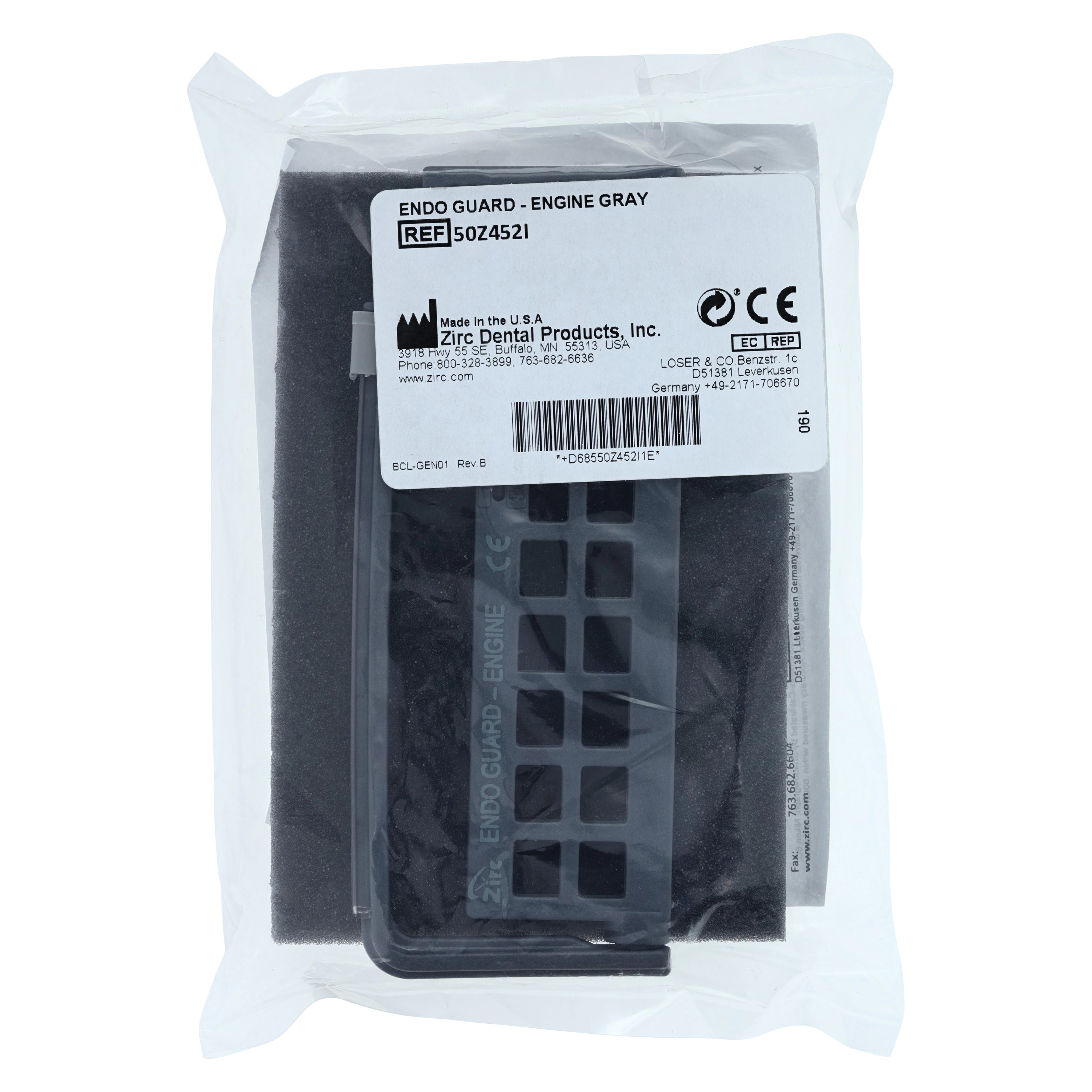 Zirc Steri-Endo Guard Engine Organizer, Gray, 16-Hole, 50Z452-I