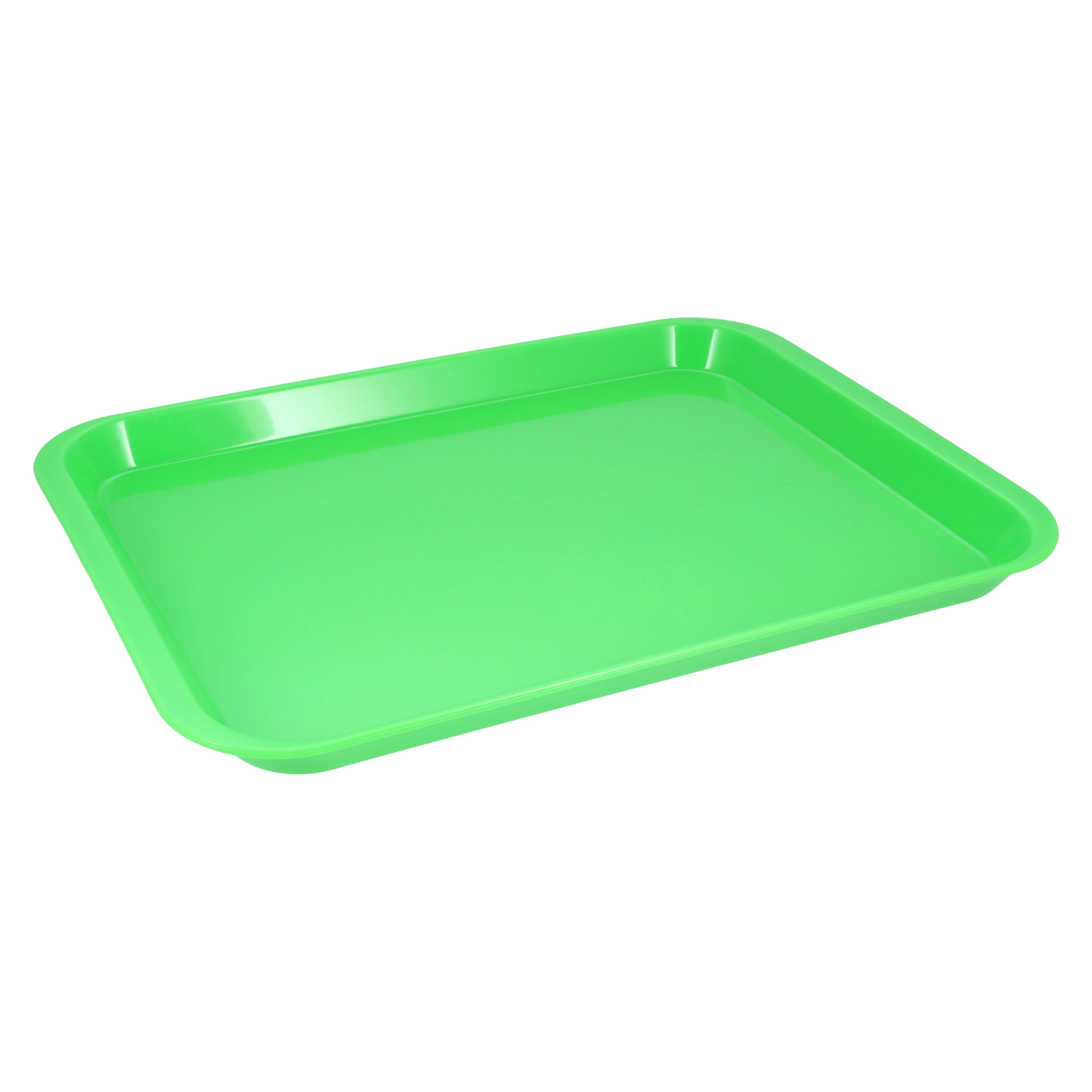 Zirc B-Lok Flat Set-Up Tray, Size B, Neon Green, 13-3/8" x 9-5/8" x 7/8", 1/Pk, 20Z401P