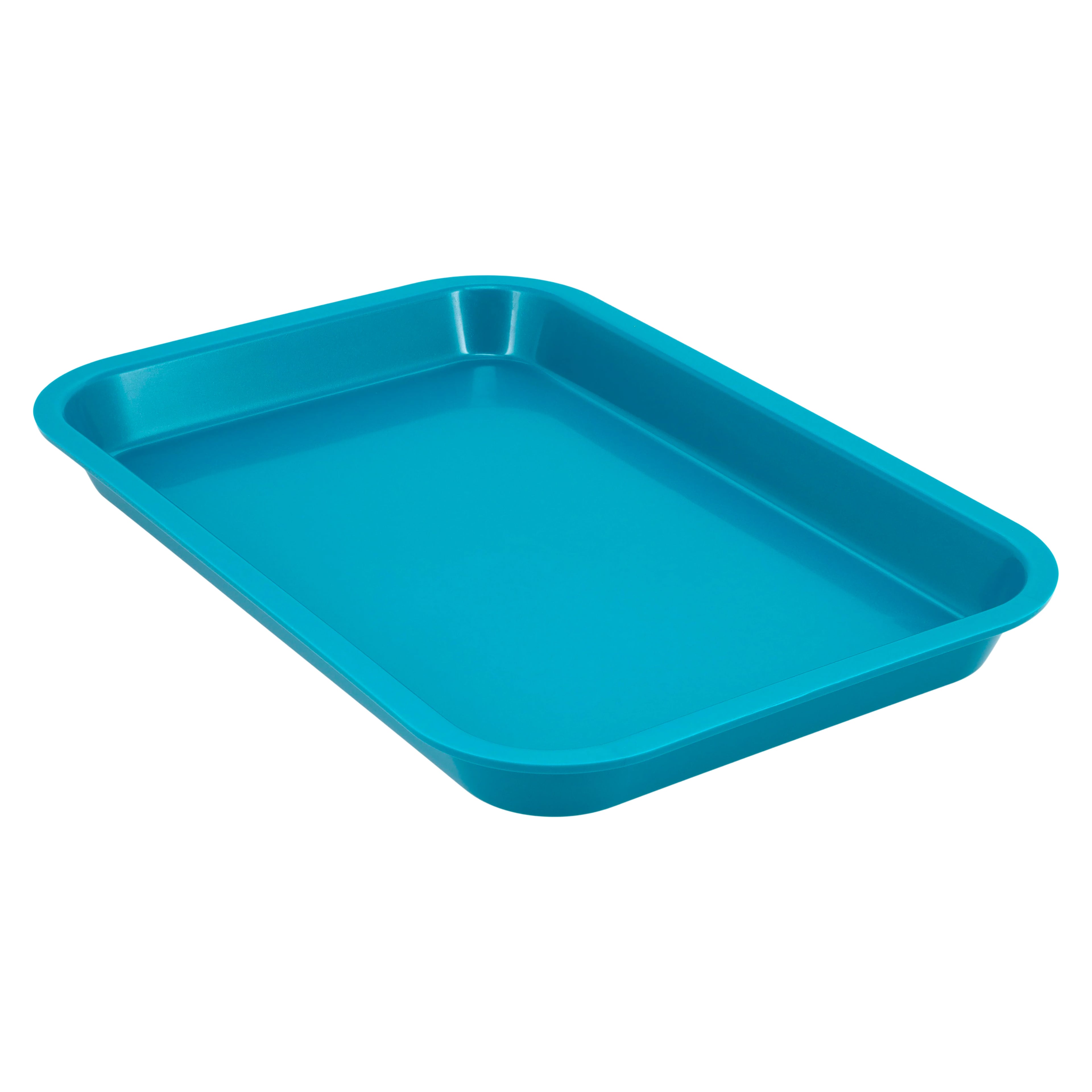 Zirc Mini Flat Setup Tray, Teal, F-Size, 9-3/8" x 6-3/8" x 7/8", 1/Pk, 20Z101-J