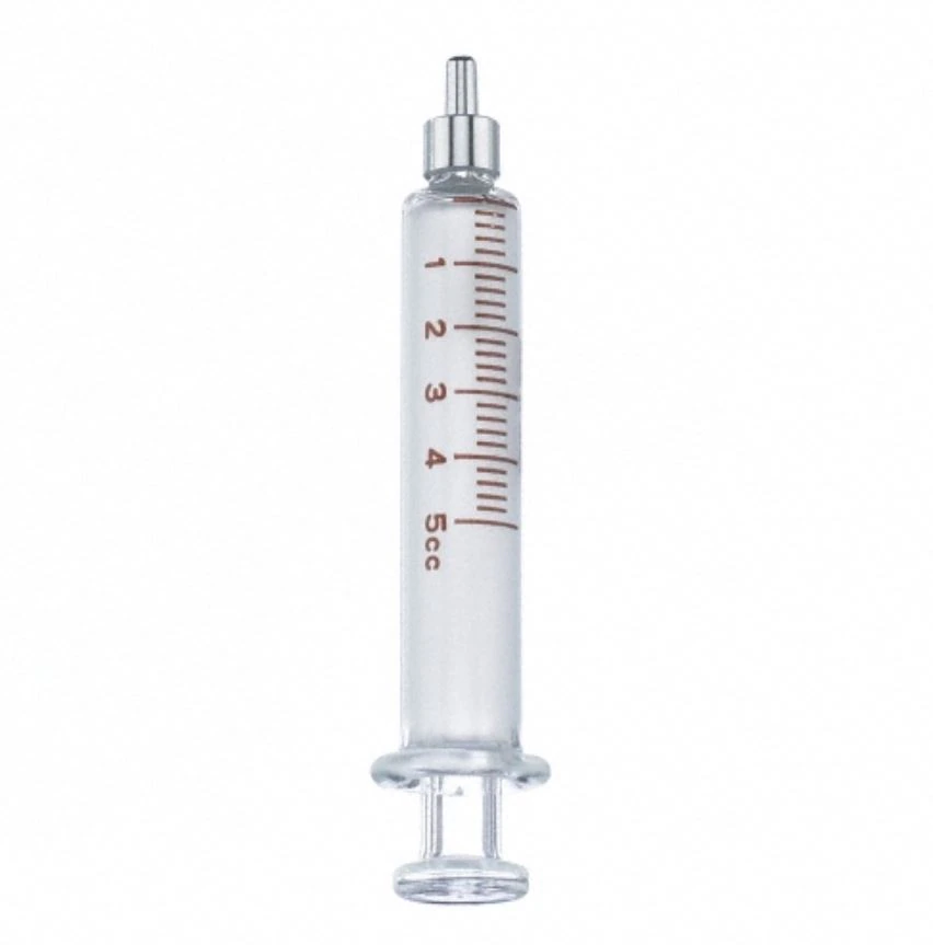B Braun Syringe LOR Glass LS, Luer-Slip, 5cc, Low Dead Space, Disposable, 10/Case