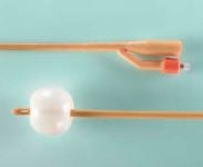 Bardex Foley Catheter, 2-Way, 24Fr, 30cc, Short Round Tip, Silver Alloy Coated, Hydrogel, Sterile, 0166SI24
