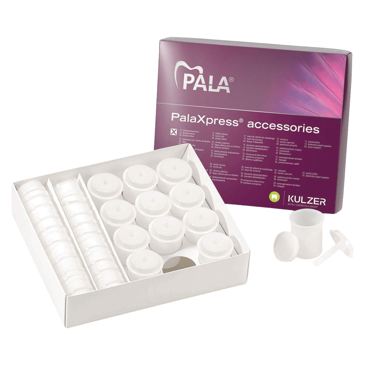 Kulzer PalaXpress Cylinder Sleeves (Plastic Inserts), 12/Pack