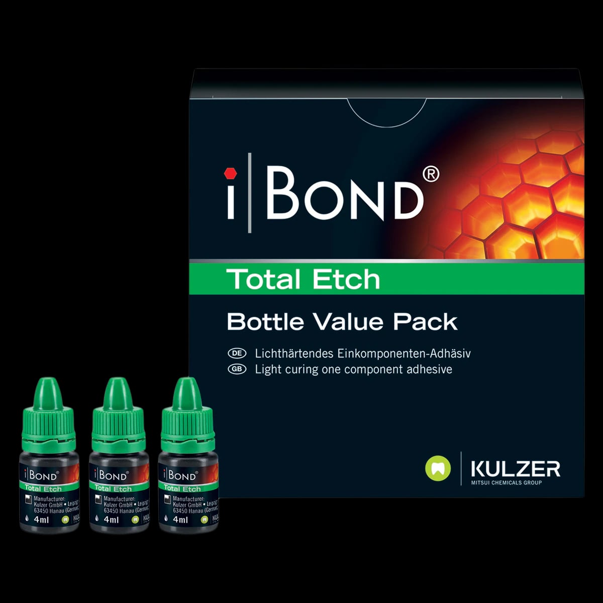 iBOND Total Etch Bonding System, Bottle Value Pack, 3 x 4 mL Bottles, 66039867