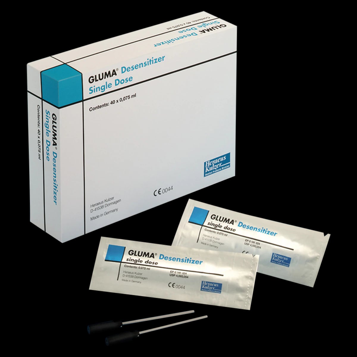 Gluma Desensitizer Single-Dose Applicators, 0.075 mL, 40/Pk, Kulzer #66001854