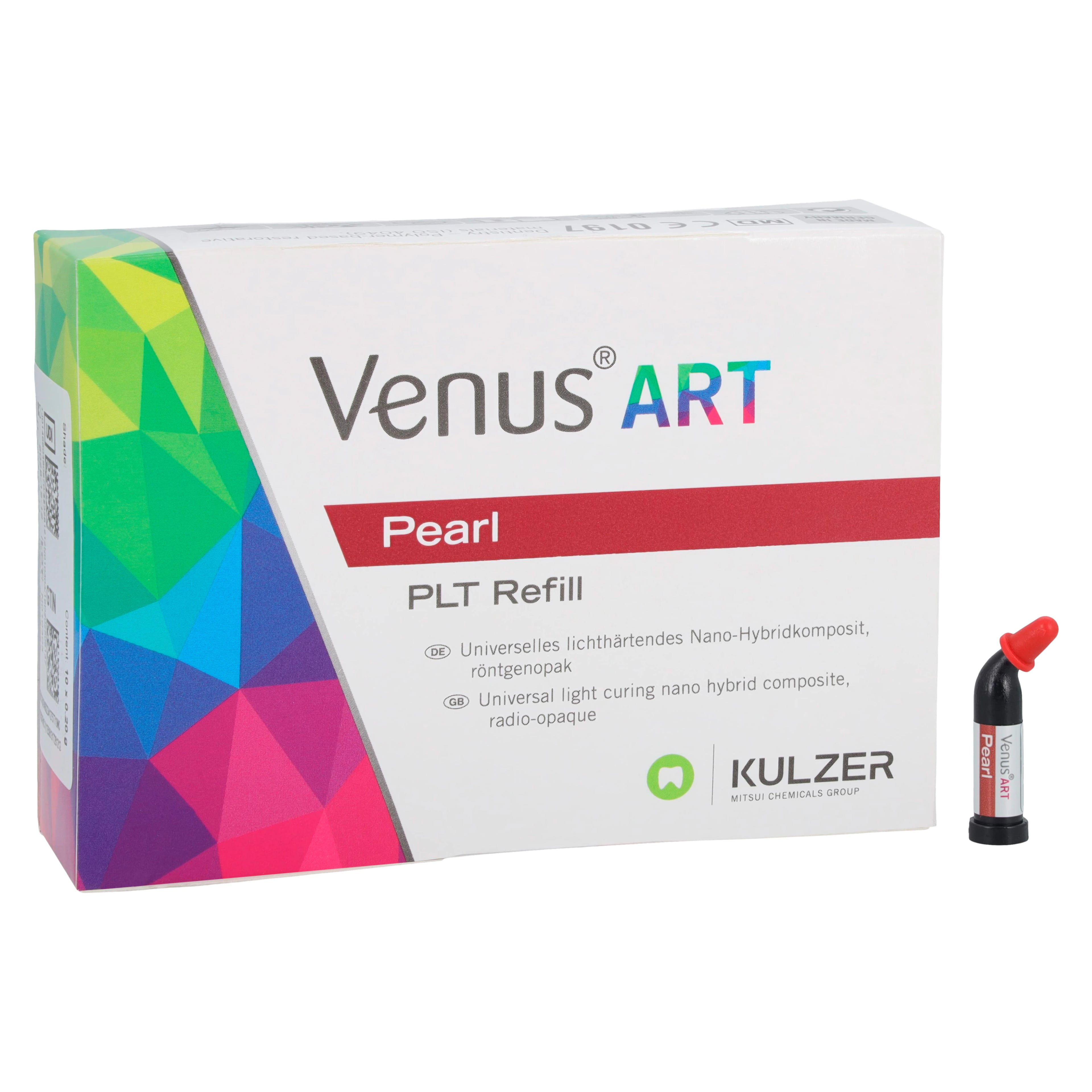 Venus Pearl Nanohybrid Composite, PLT Refill, Shade A4, 0.2 g, 20/Pk, 66048145