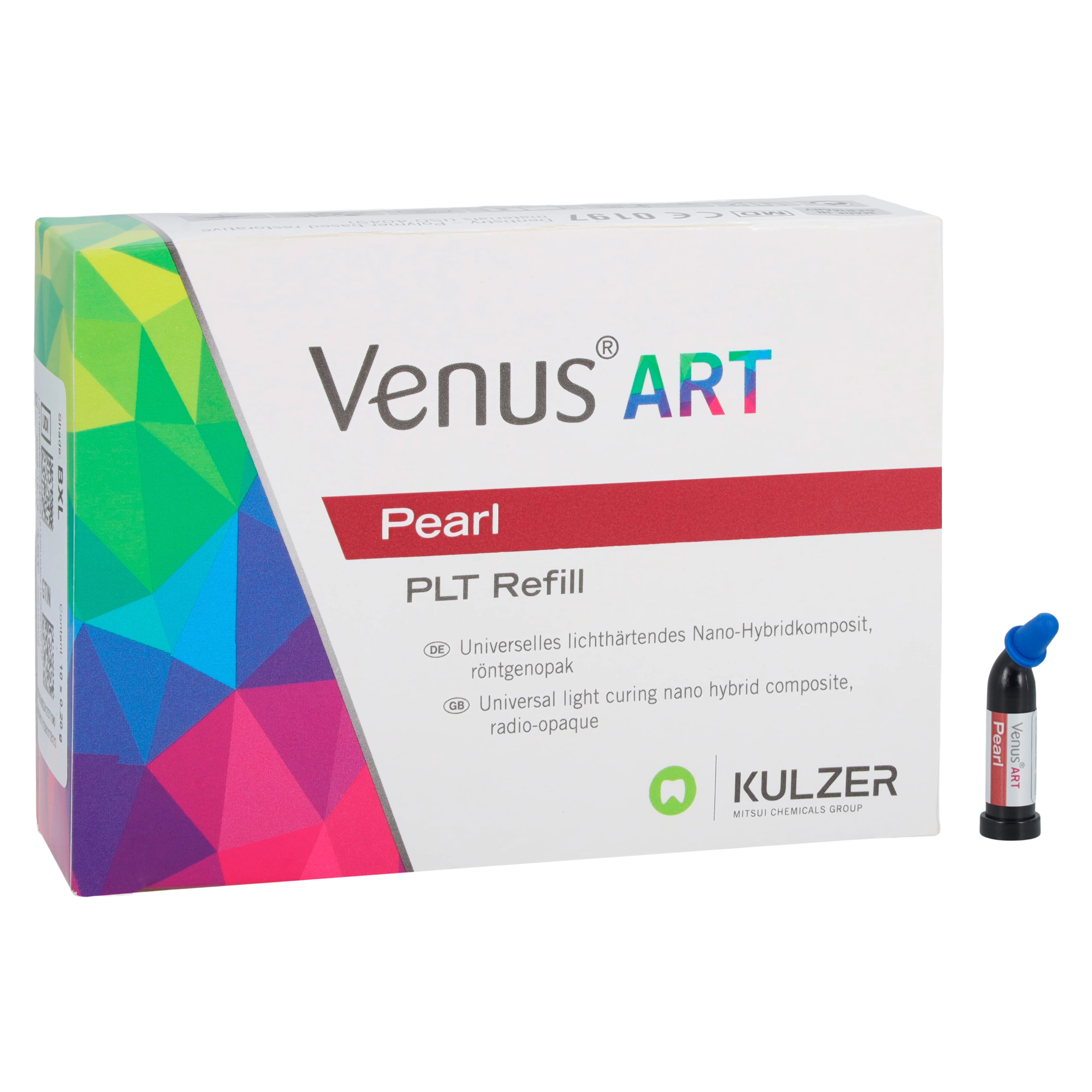 Venus Pearl Nanohybrid Composite PLT Refill, Shade BXL (Bleach Extra Light), 0.2 g, 10/Pkg, 66048097