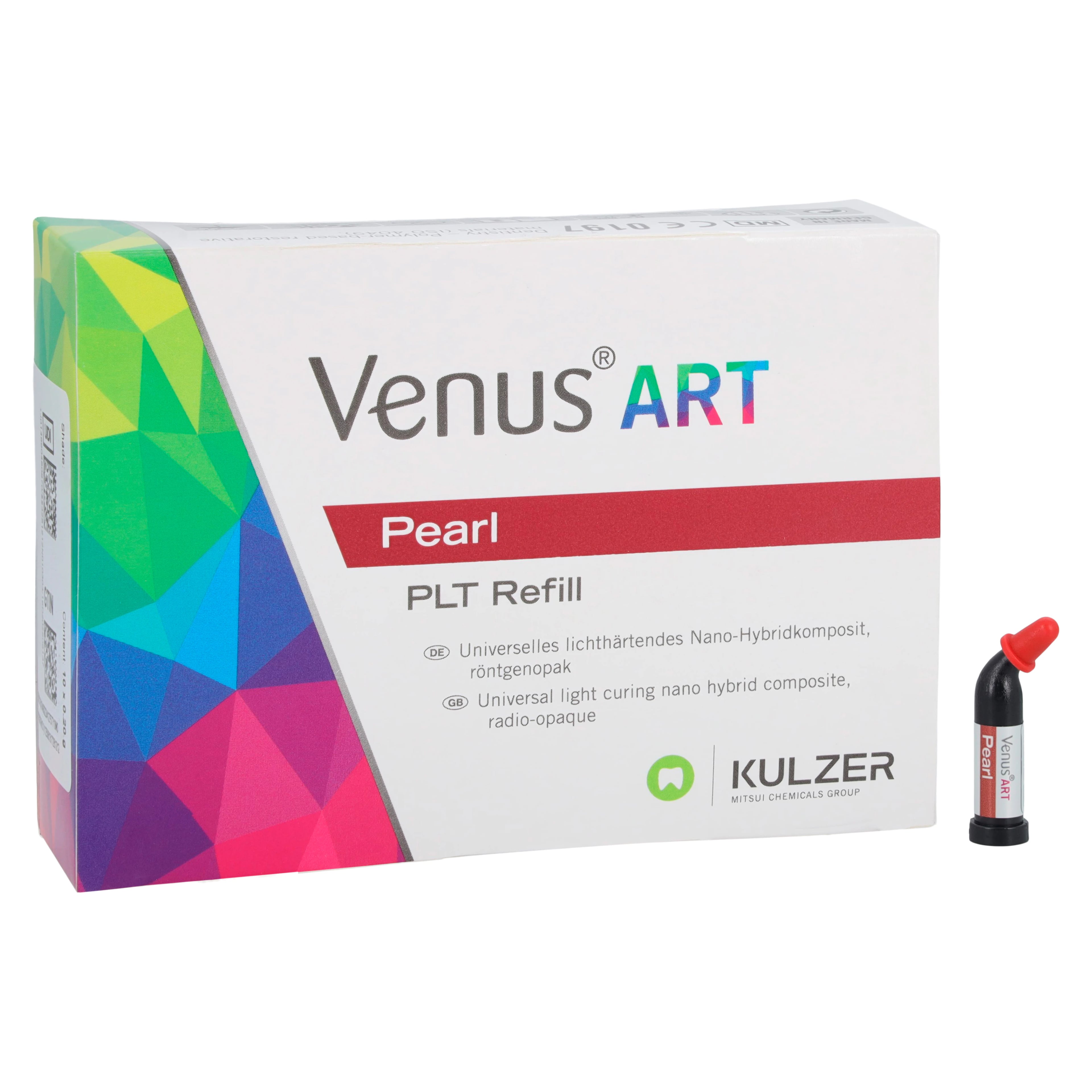 Venus Pearl Nanohybrid Composite PLT Refill, Shade GUM, 0.2 g, 10/Pack, 66048173