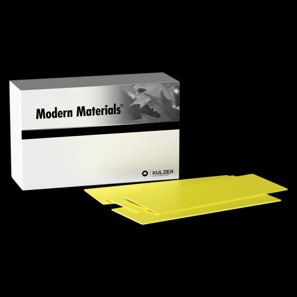 Kulzer Modern Materials Yellow Bite Wax Sheets, 1 lb Box, 50093614
