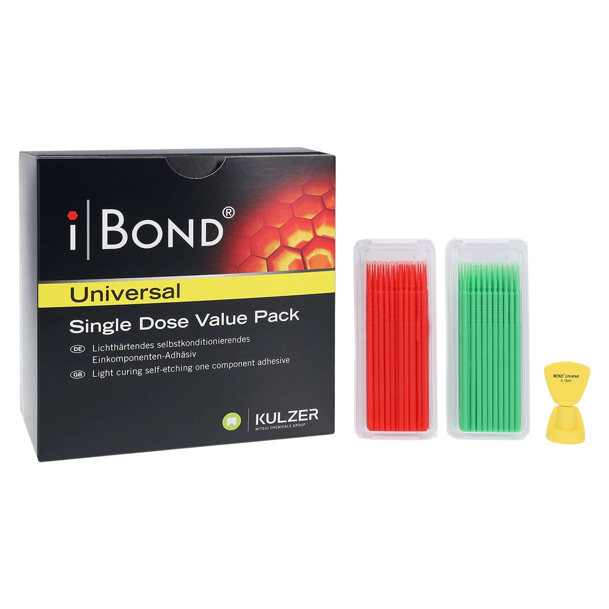 iBond Universal Single Dose Value Pack, Light-Cure Adhesive, 100 Single Doses, 66061419