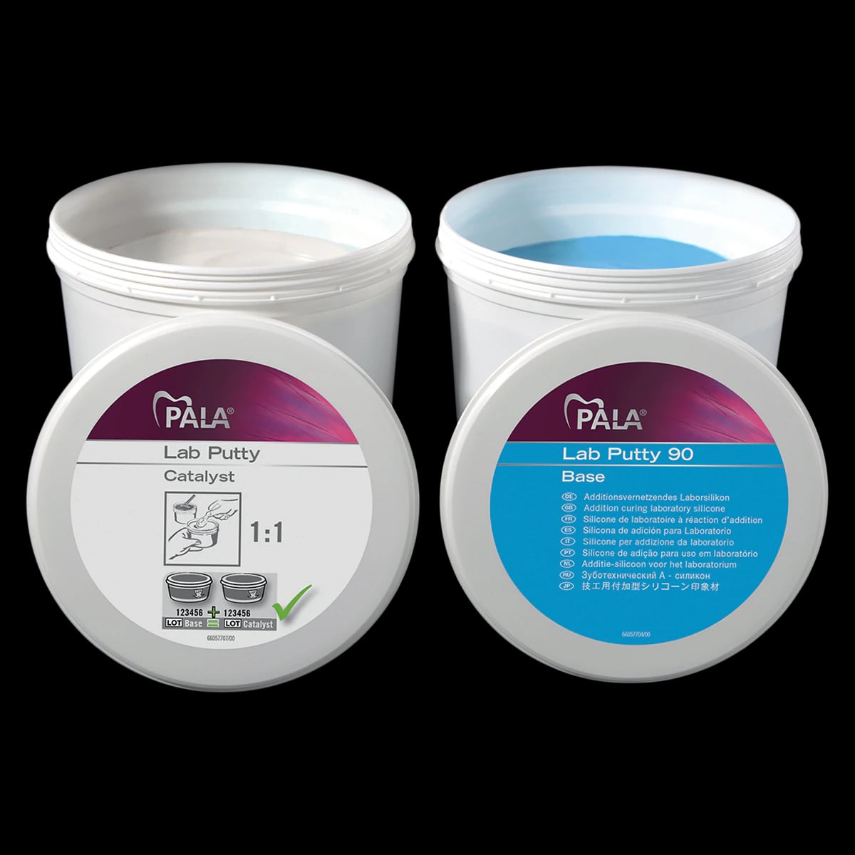 Kulzer Pala Lab Putty 90, Light Blue, Shore 90, 2 x 1.5 kg (3 kg Total), 66057432