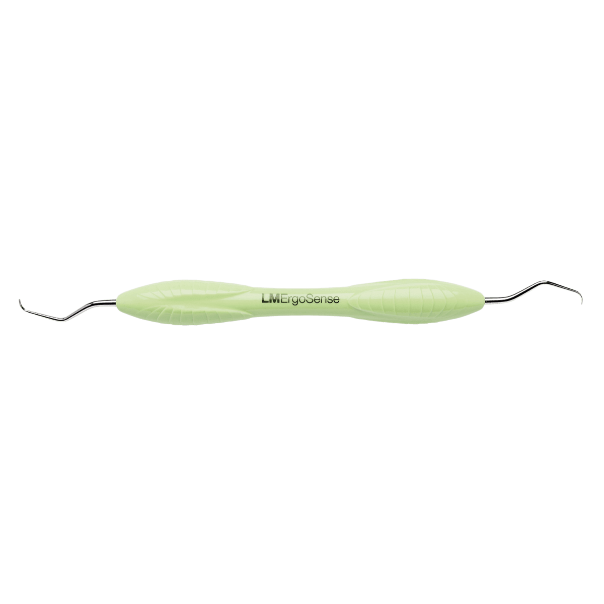 LM ErgoSense Gracey 7/8 Curette, Double-Ended, Stainless Steel, Light Green Silicone Handle, Each