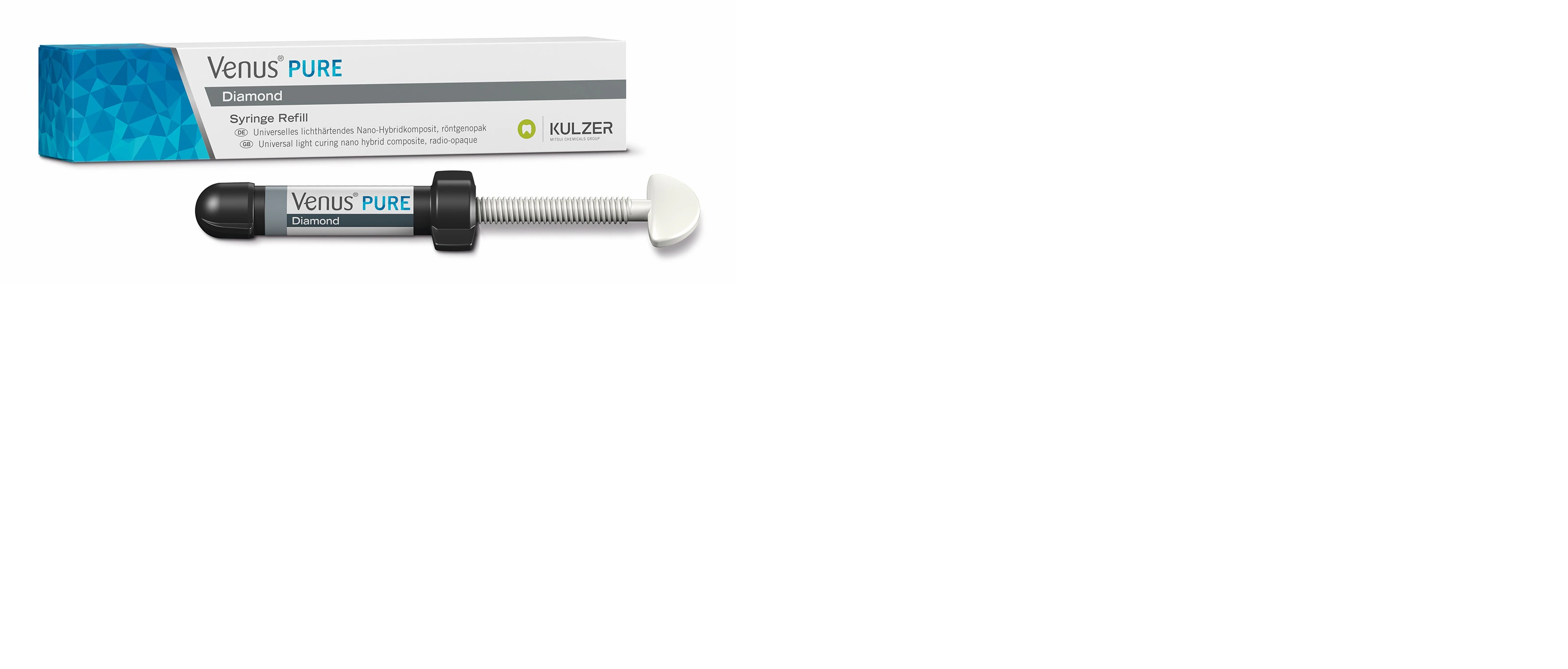 Venus Diamond Pure Universal Composite Syringe Refill, 4g, Light Shade, 66096872