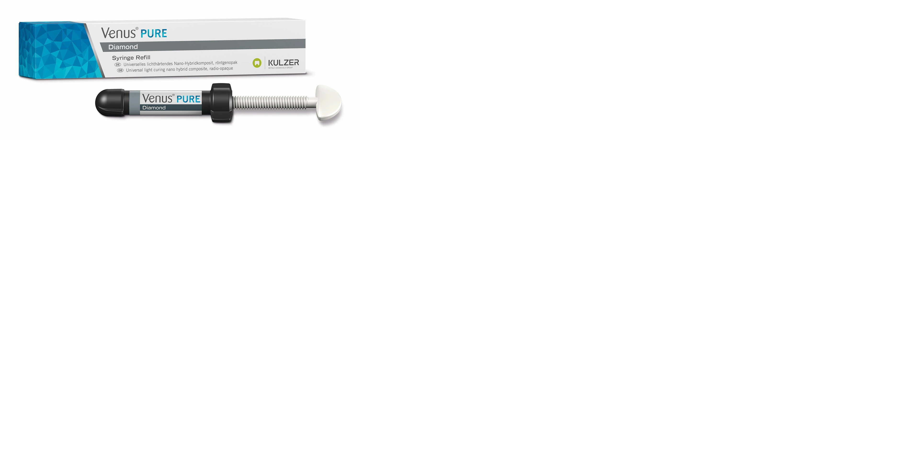 Venus Diamond Pure Universal Composite Syringe Refill, Medium, 4g, 66096873