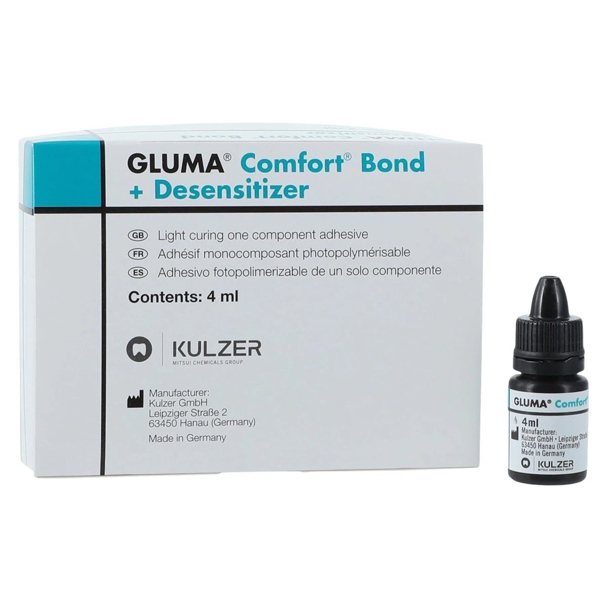 Gluma Comfort Bond + Desensitizer, 4 mL Bottle, Single Pack, 66001710
