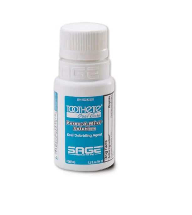 Perox-A-Mint Oral Rinse, 1.5 oz, Mint, 100/Case