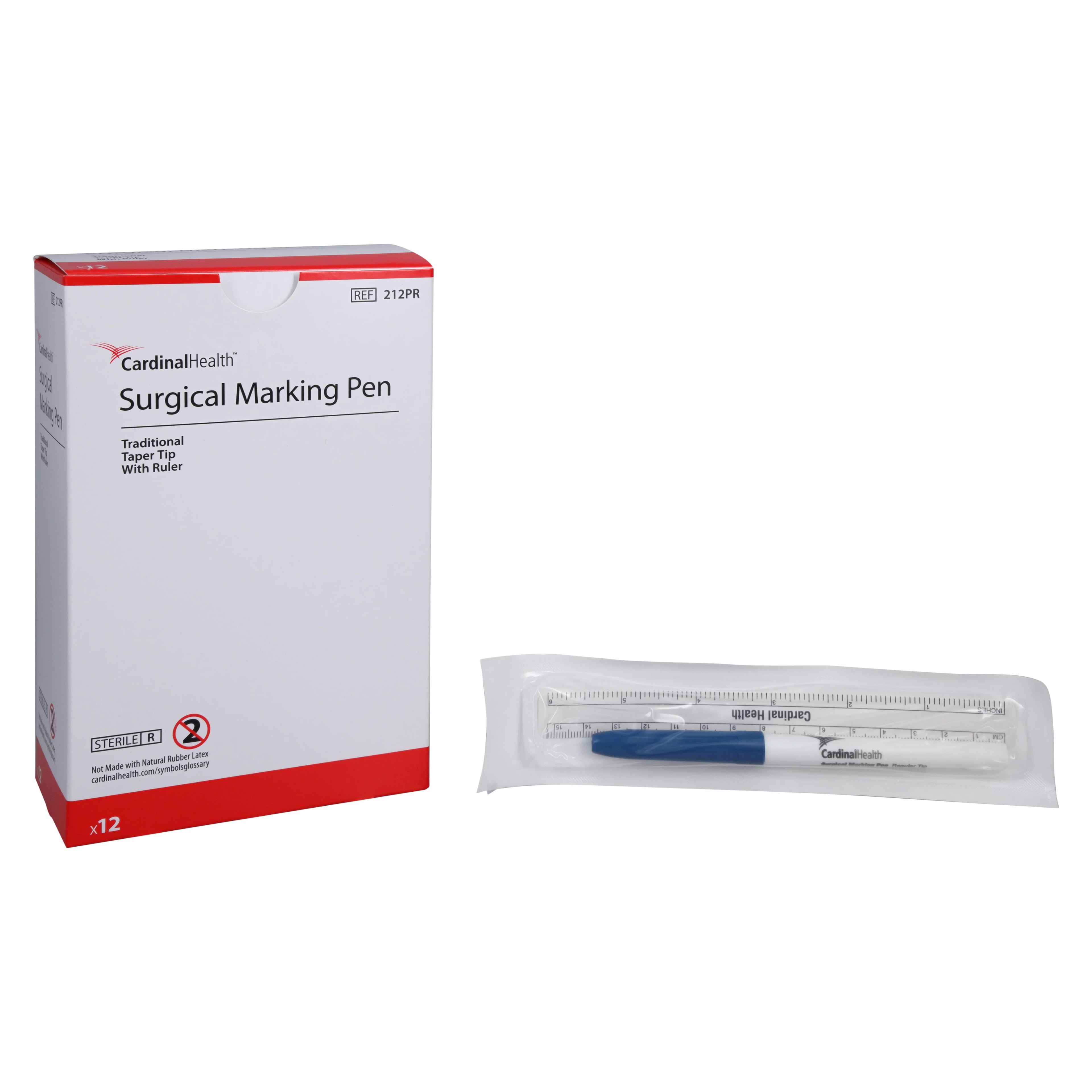 Cardinal Health Skin Marker, Convertible Regular Tip, Violet, Sterile