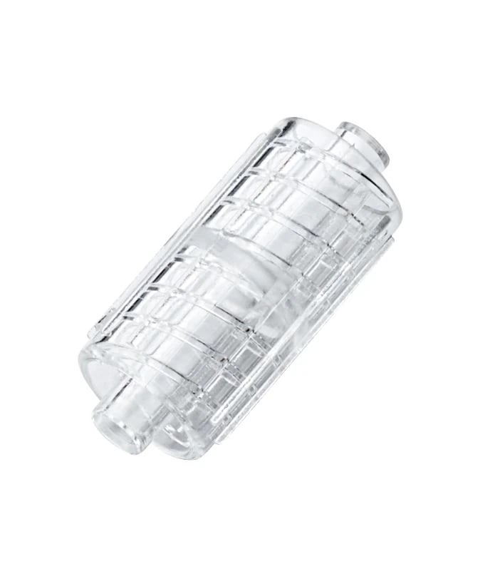 Argon Medical Pressure Monitoring Adapter, Double Male Luer Lock, Polycarbonate, Clear, Disposable, 25/Case