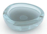Harvest Dental Opalescence Water Basin, Hand-Made Opalescent Glass, 1 Each