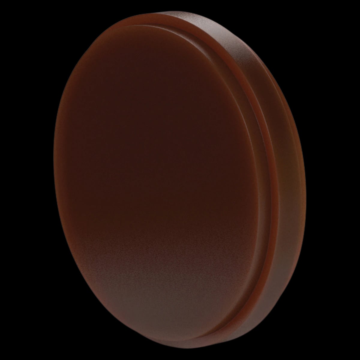 ZCAD Wax Press 98 Brown, 98.5 mm Diameter x 16 mm Thick, 1/Pkg