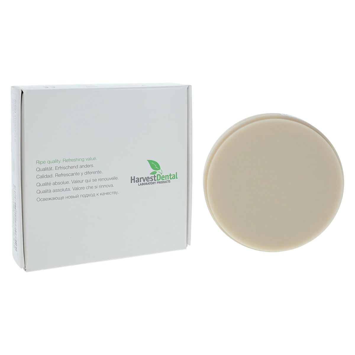 Harvest Esthetic DCL PMMA -ML- Denture + Temp Disc, 98 x 20 mm, Shade B1