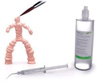 Harvest Dental CeraFirm Ceramic Modeling Fluid Kit, 250ml Fluid + 10ml Additive