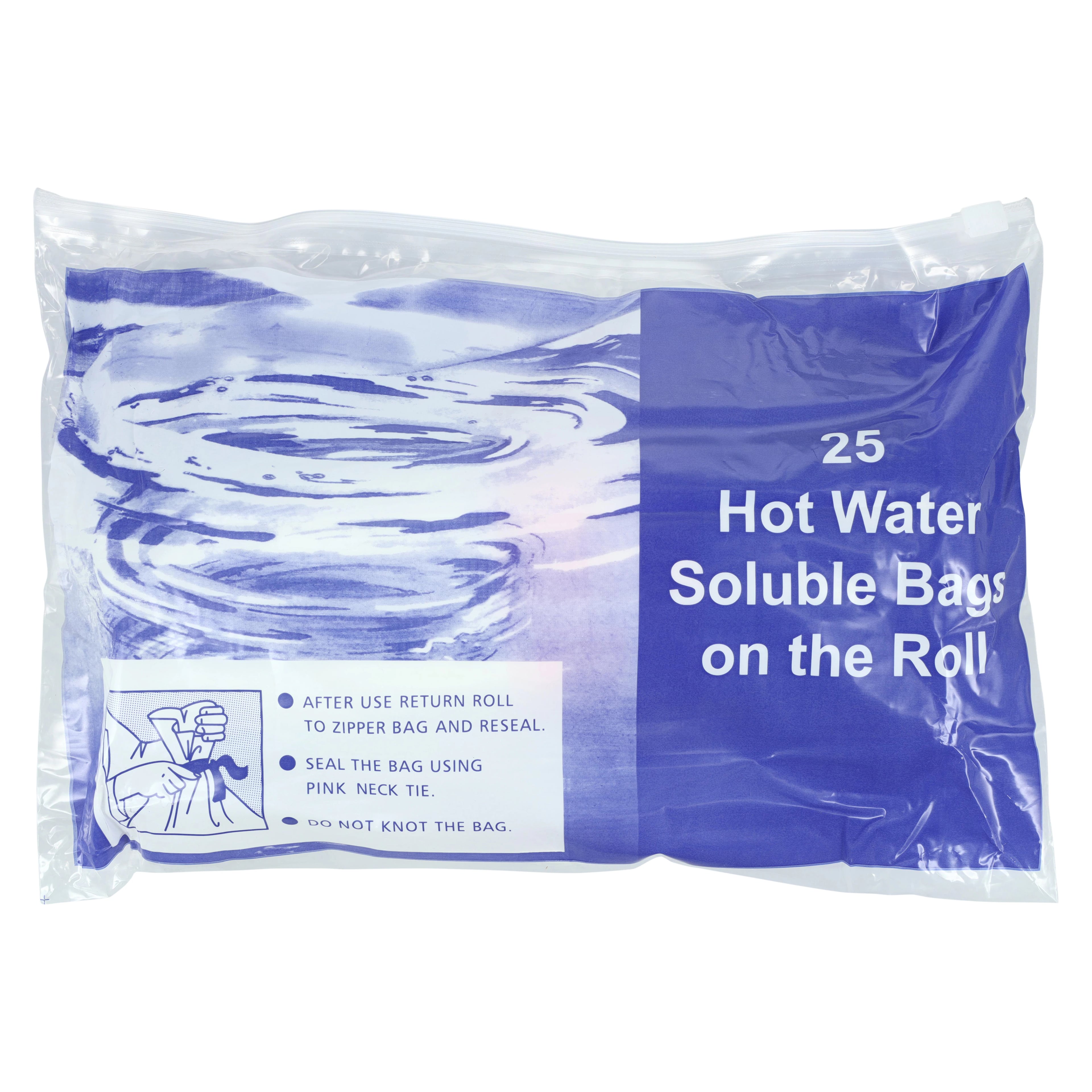 Medegen Melt-Away Laundry/Linen Bag, Hot Water Soluble, 26" x 33", Standard