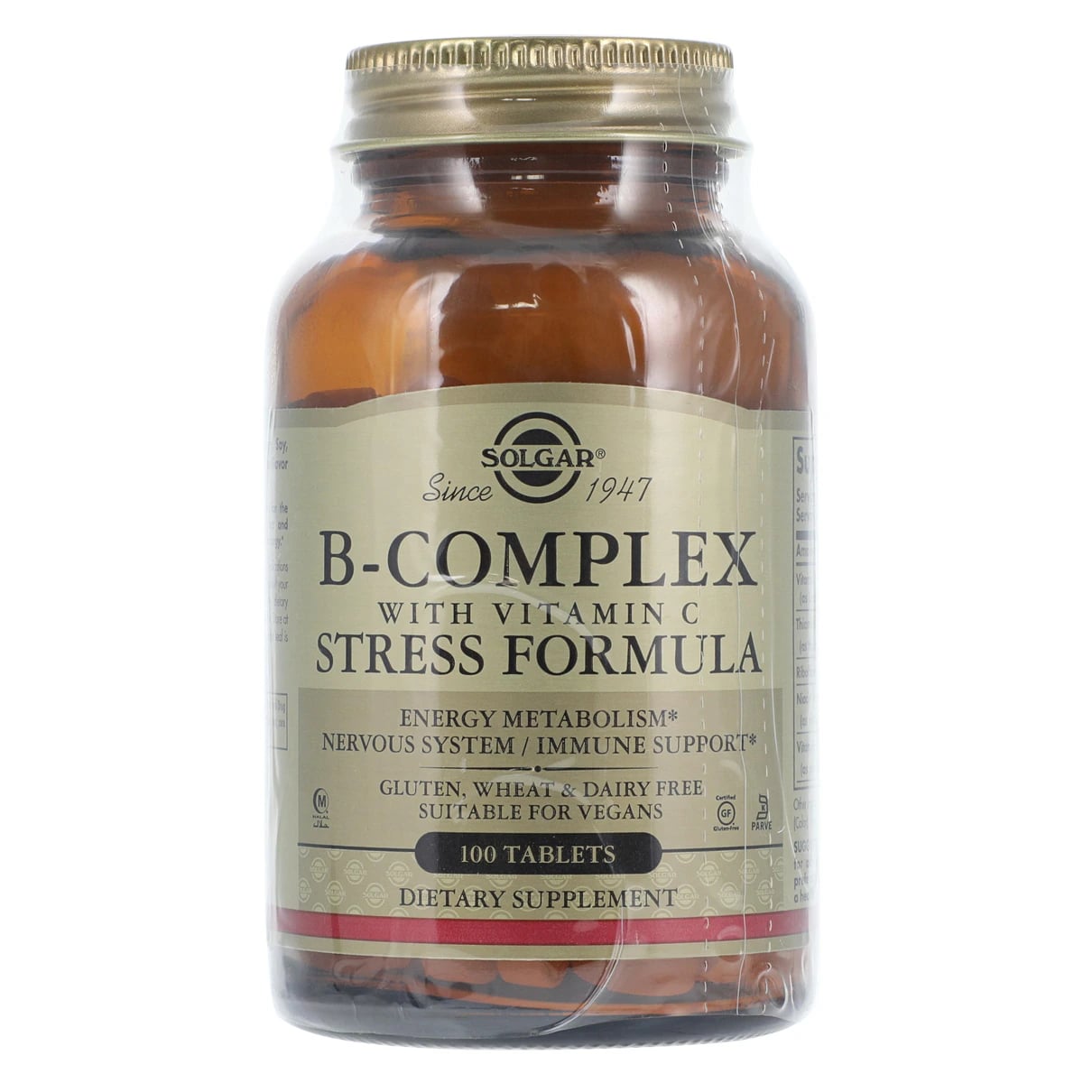 Garden of Life B-Complex with C Tablets, Vegetarian/Kosher, 100/Bottle