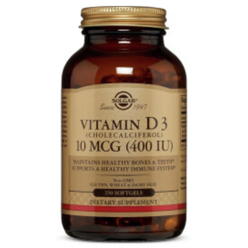 Garden of Life Vitamin D Softgels, 400 IU, 250/Bottle