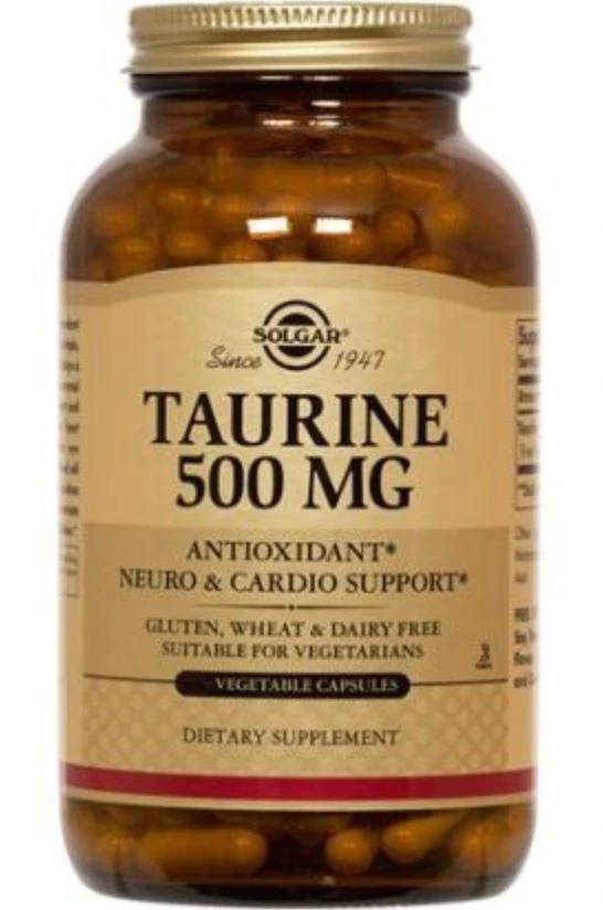 Garden of Life Taurine Vegicaps, 500mg, Vegetarian/Kosher, 100/Bottle