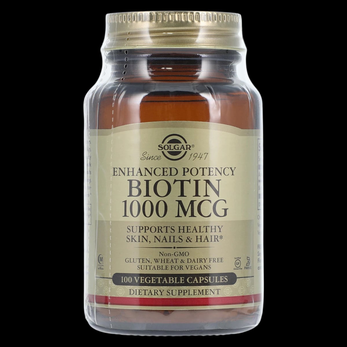 Garden of Life Biotin Capsules, 1000mcg, Vegetarian/Kosher, 100/Bottle