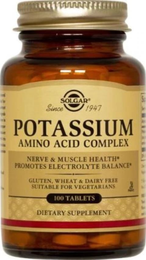 Garden of Life Potassium Complex Supplement Tablets, Vegetarian/Kosher, 100/Bottle
