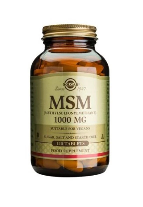 Garden of Life MSM Tablets, 1000 mg, 120 Count Bottle