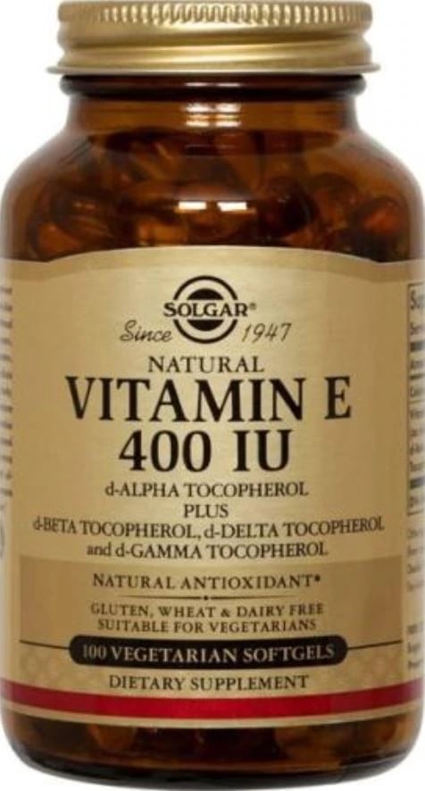 Garden of Life Vitamin E Softgels, 400 IU, Vegetarian, 100/Bottle