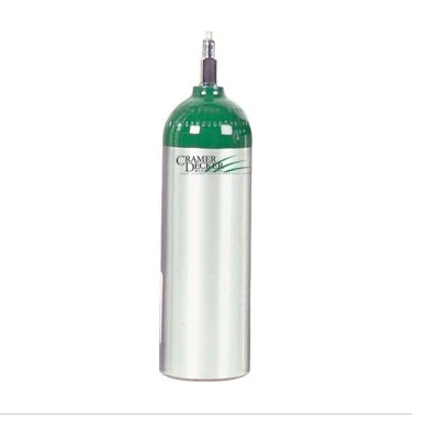 Cramer Decker Oxygen Cylinder with Toggle Size