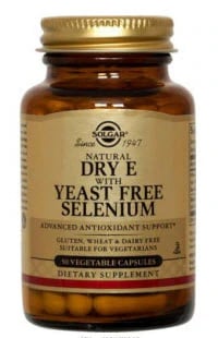 Garden of Life Vitamin E with Selenium Supplement, Vegetarian/Kosher Vegicaps, 100 Count