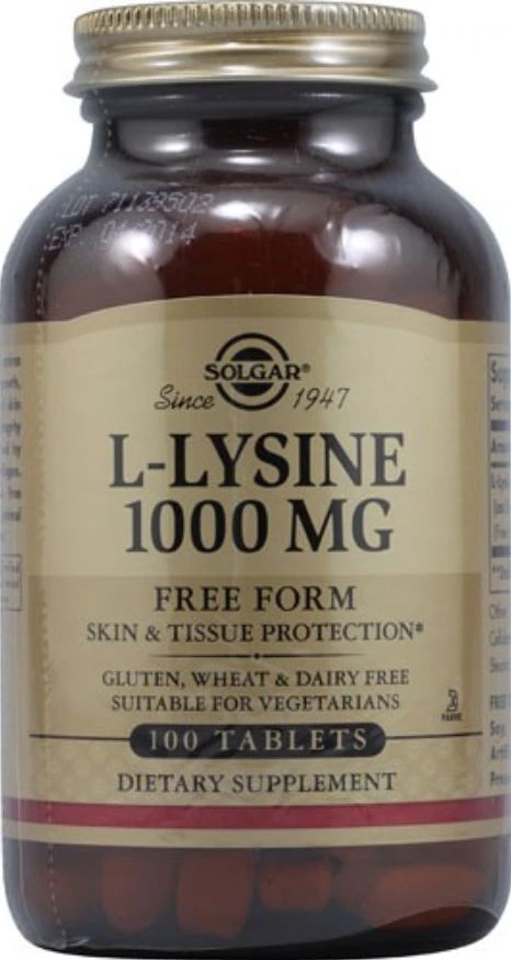 Garden of Life L-Lysine Tablets, 1000 mg, 100 Count