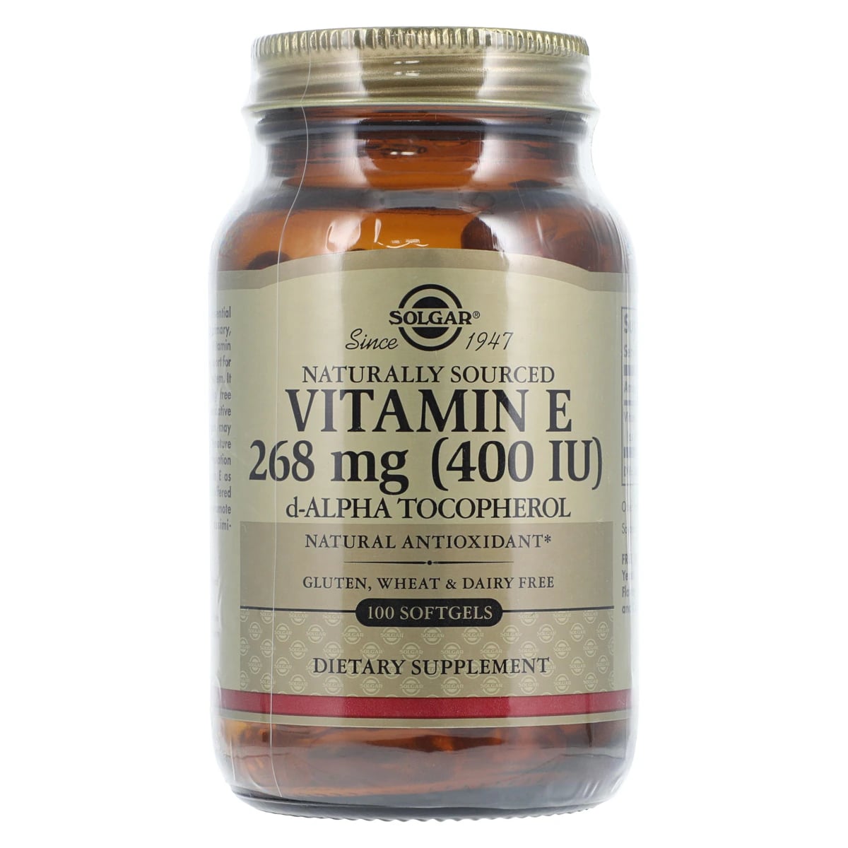 Garden of Life Vitamin E Alpha Softgels, 400 IU, 100/Bottle