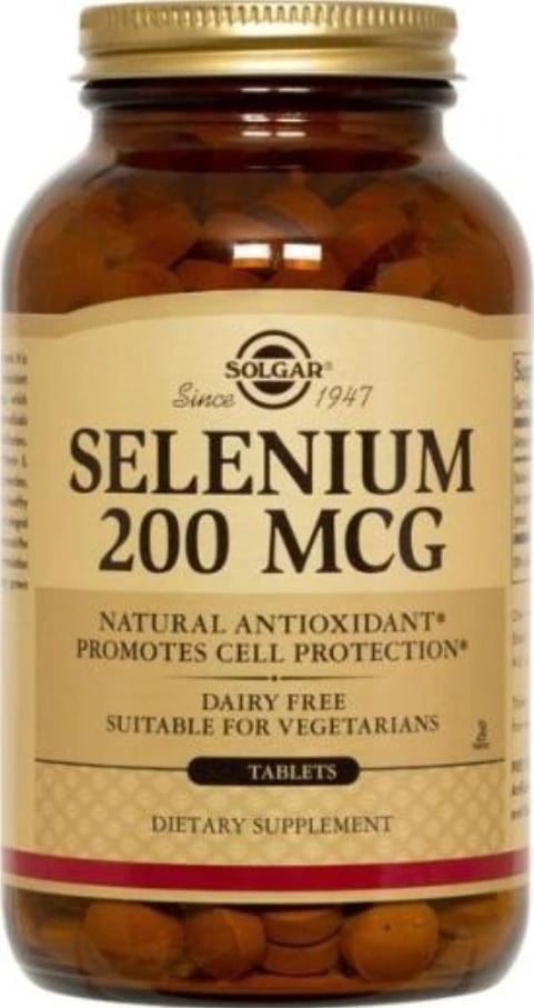 Garden of Life Selenium Tablets, 200mcg, Vegetarian/Kosher, 100/Bottle