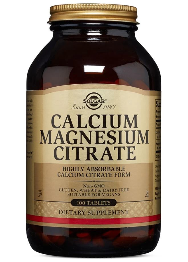 Garden of Life Calcium Magnesium Citrate Supplement Tablets, Vegetarian/Kosher, 100 Count