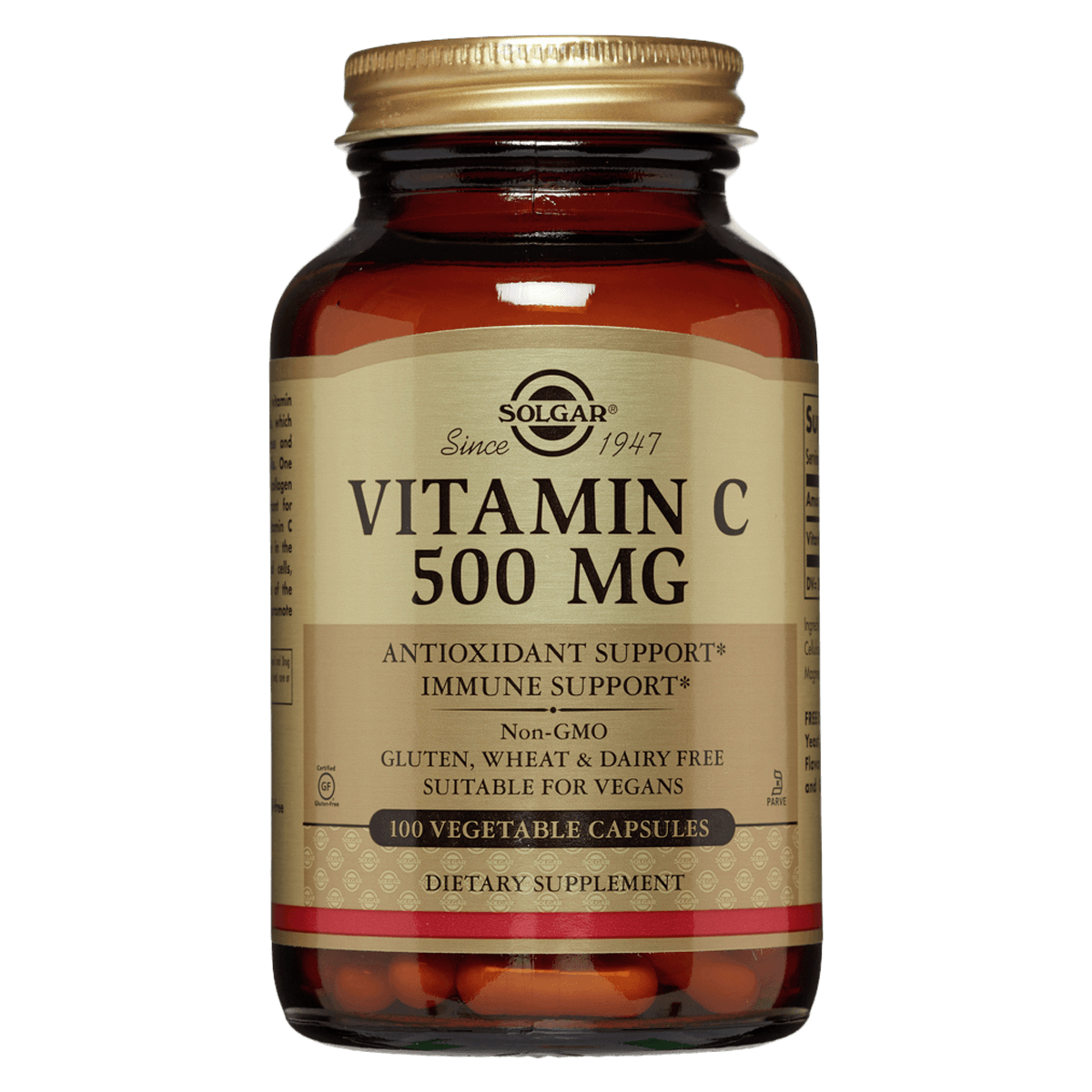 Garden of Life Vitamin C Vegicaps, 500 mg, 100 Vegetarian Capsules per Bottle
