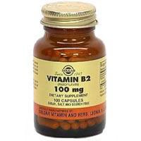 Garden of Life Vitamin B2 (Riboflavin) 100 mg Vegicaps, Vegetarian/Kosher, 100 Count