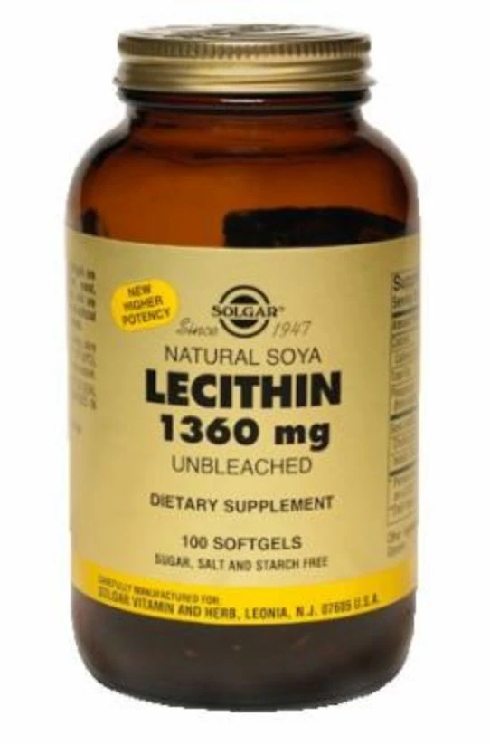 Garden of Life Lecithin Supplement Softgels, 1360 mg, Sugar/Salt/Starch Free, 100/Bottle
