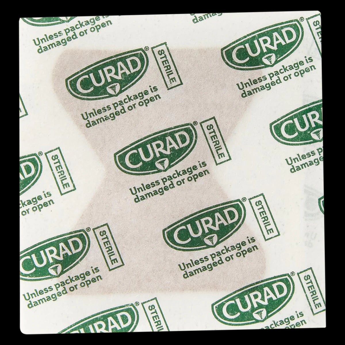 Curad Fabric Fingertip Adhesive Bandage, Woven, Sterile, 2x1.75", Natural, 100/Box