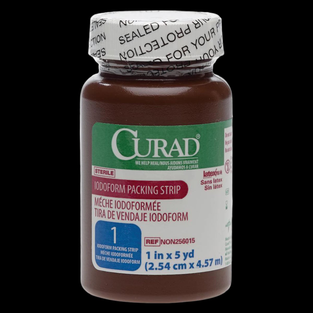 Curad Iodoform Packing Strip, 1" x 5 yd, Sterile, Cotton