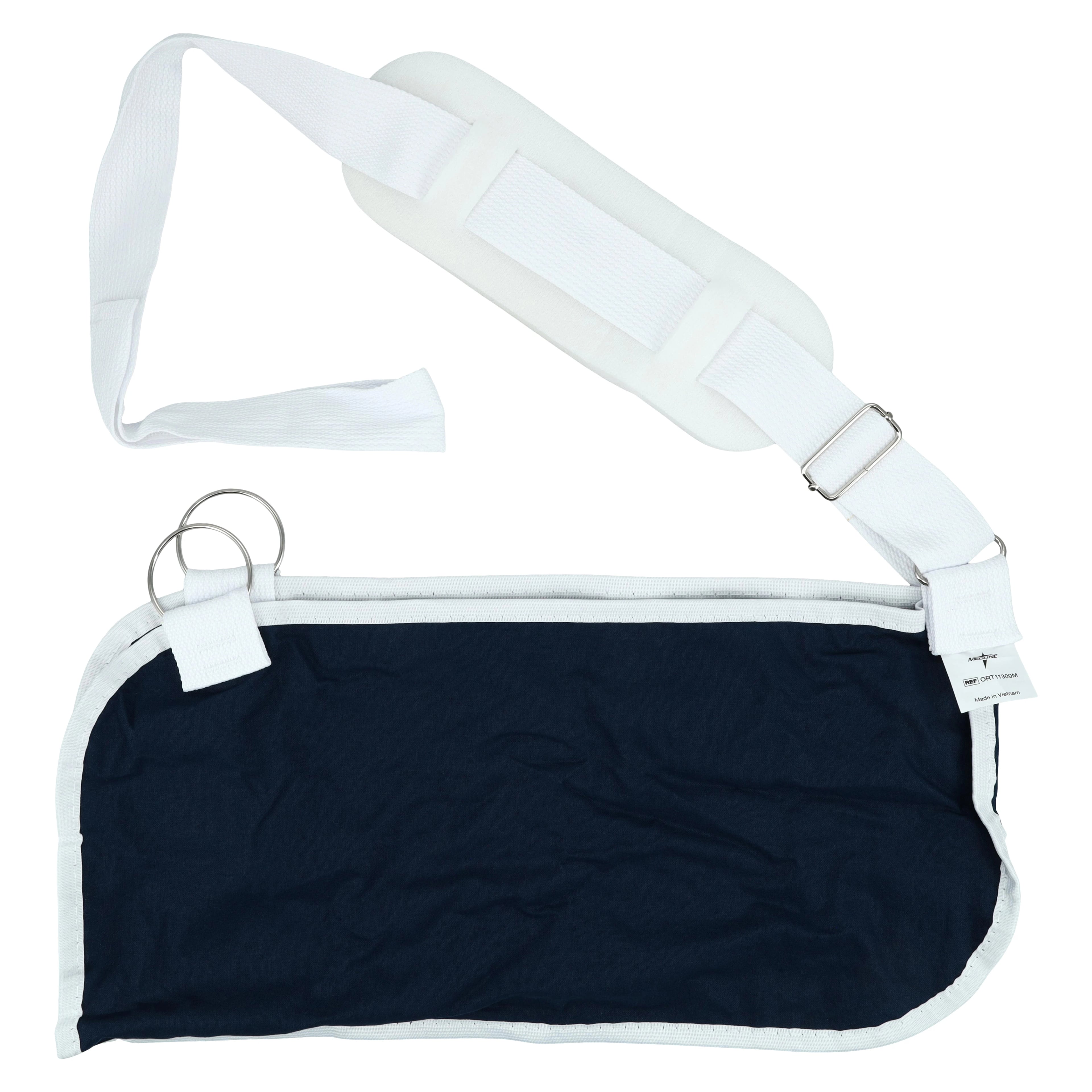 Medline Envelope Deep Pocket Arm Sling with Pad, Cotton/Polyester, Medium, 7 x 16.5 in