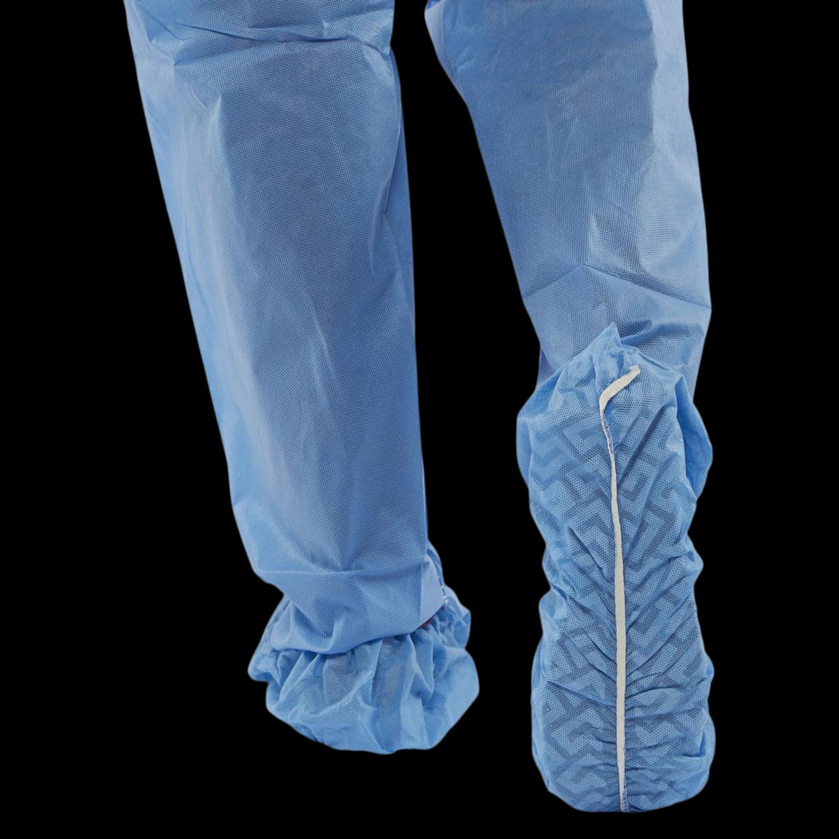Medline Cover Shoe Unisex Blue, X-Large, Elastic, Non-Sterile, Disposable, 100/Box