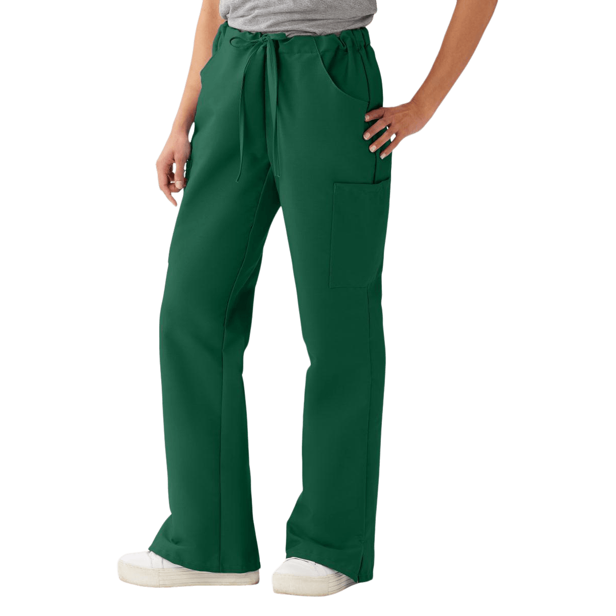 ComfortEase by Medline Scrub Pant, Cargo 5 Pocket, Adult Unisex, Evergreen, Medium, 65% Polyester / 35% Cotton, 8865